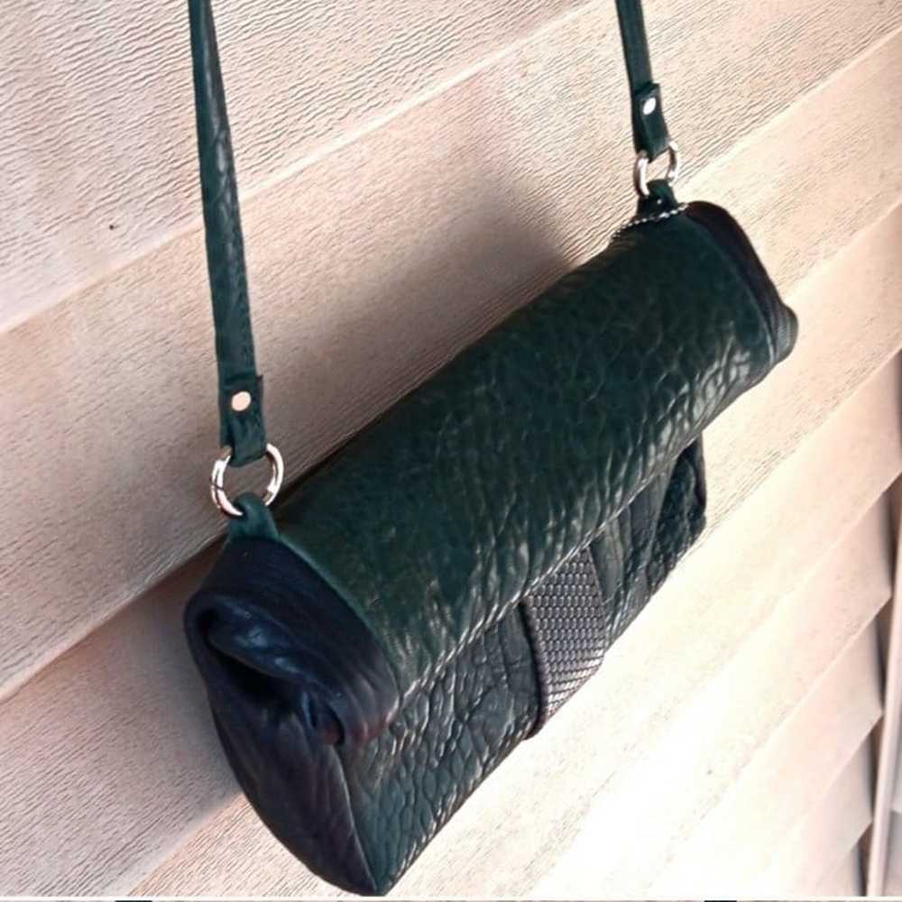 Daniella Lehavi Roll Up Leather Crossbody Bag Gre… - image 8