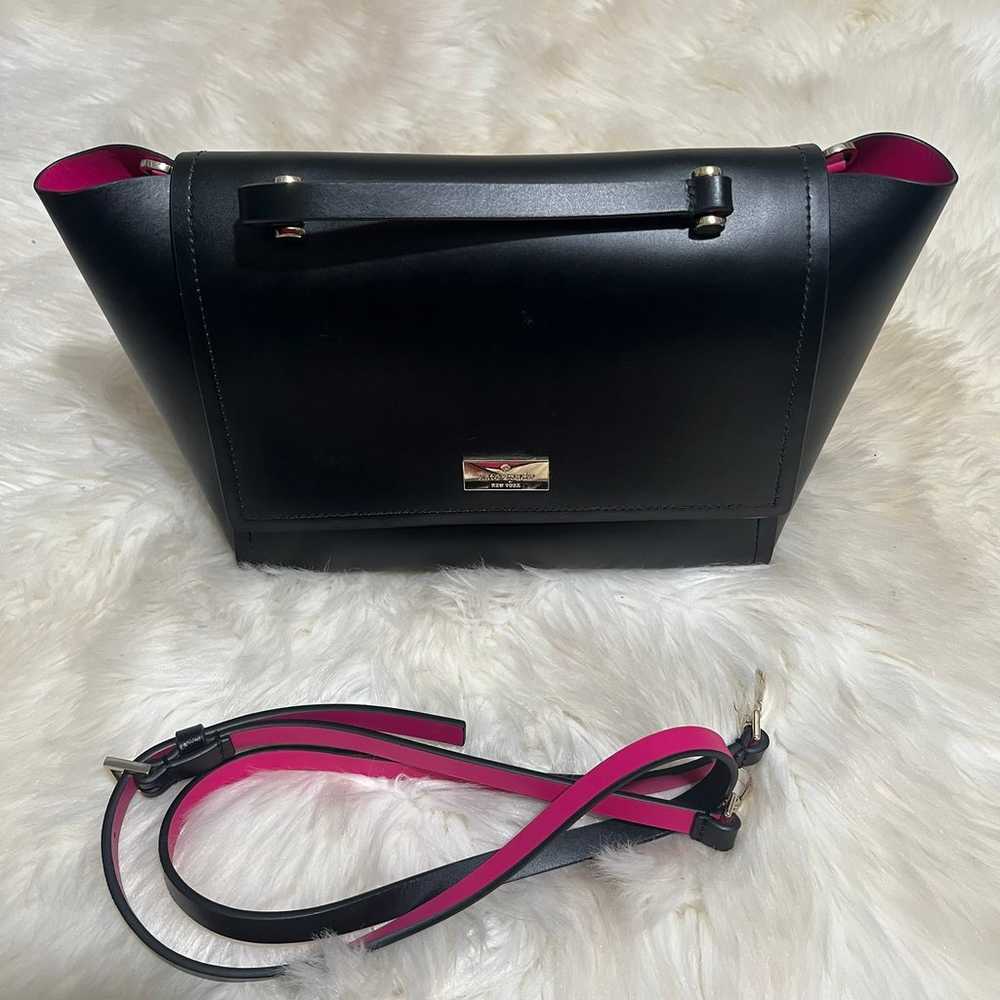 Kate spade medium black handbag / satchel - image 1