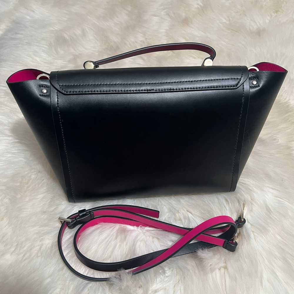 Kate spade medium black handbag / satchel - image 2