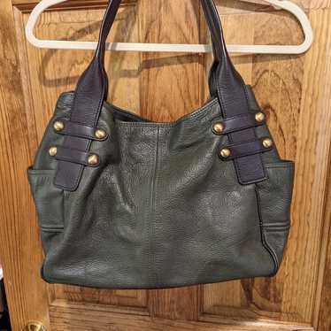 Tignanello Green Leather handbag - image 1