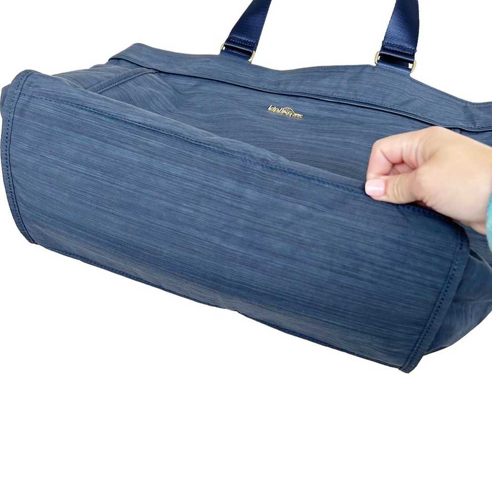 Kipling Navy Blue Tote Shoulder Bag - image 6