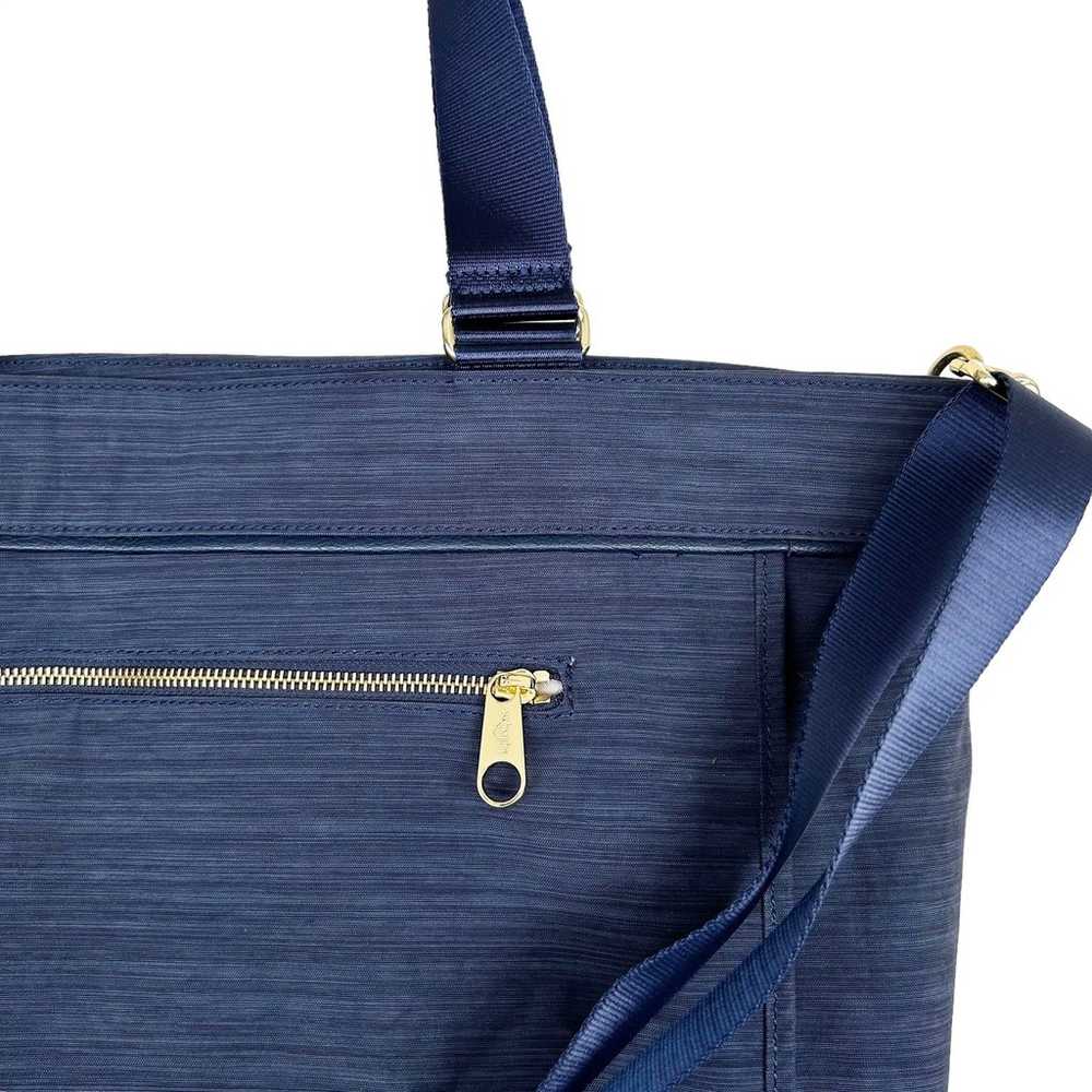 Kipling Navy Blue Tote Shoulder Bag - image 8