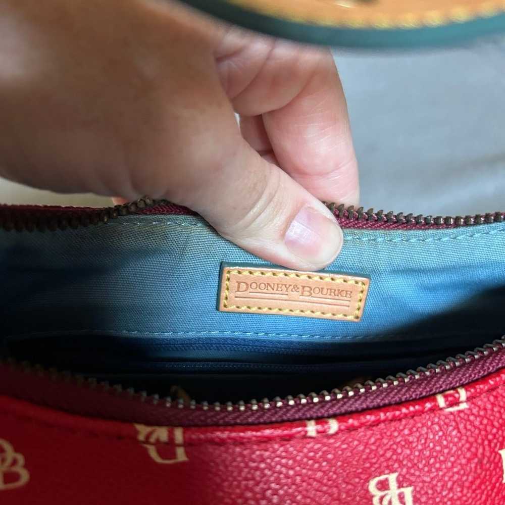 Dooney & Bourke Red Pebbled Leather - image 7