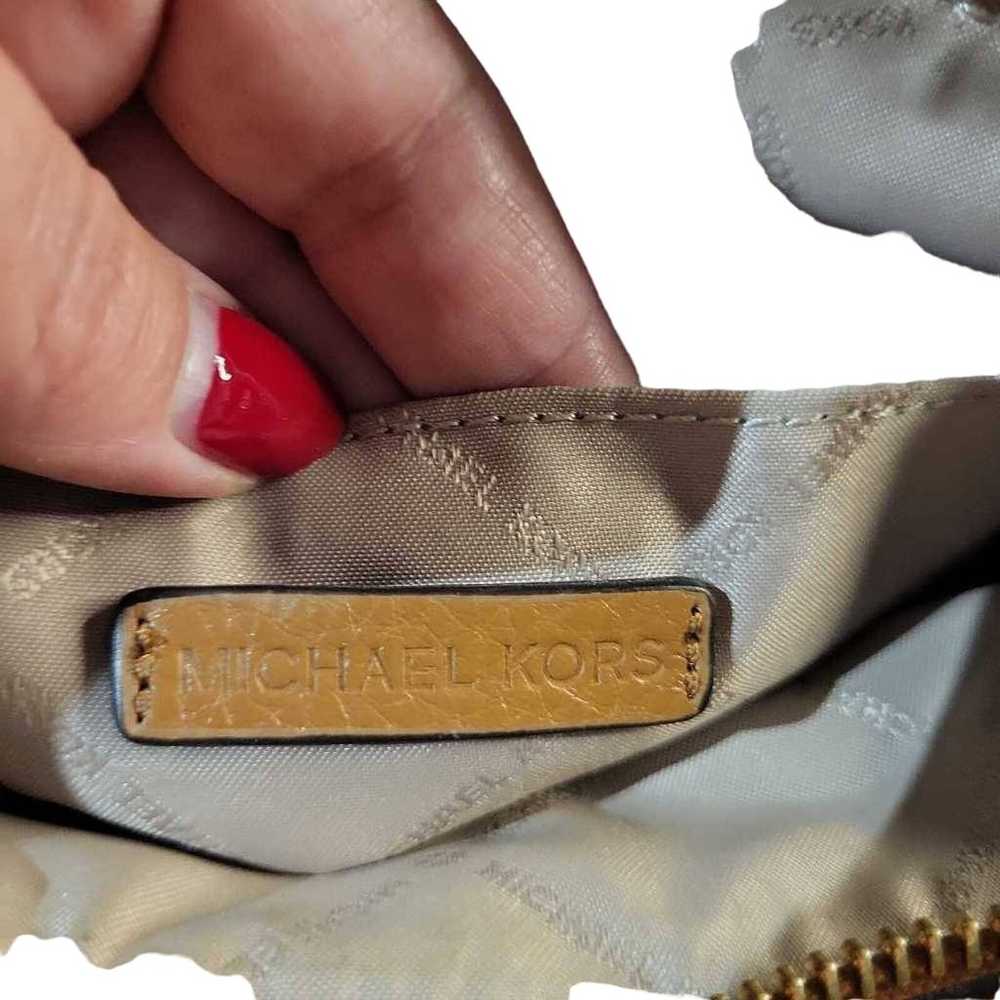 Michael Kors Womens Crossbody Bag Tan Leather Adj… - image 3