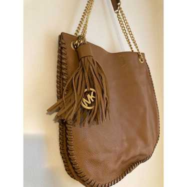 Michael Kors Brown Pebble Leather Hobo Bag - Exce… - image 1