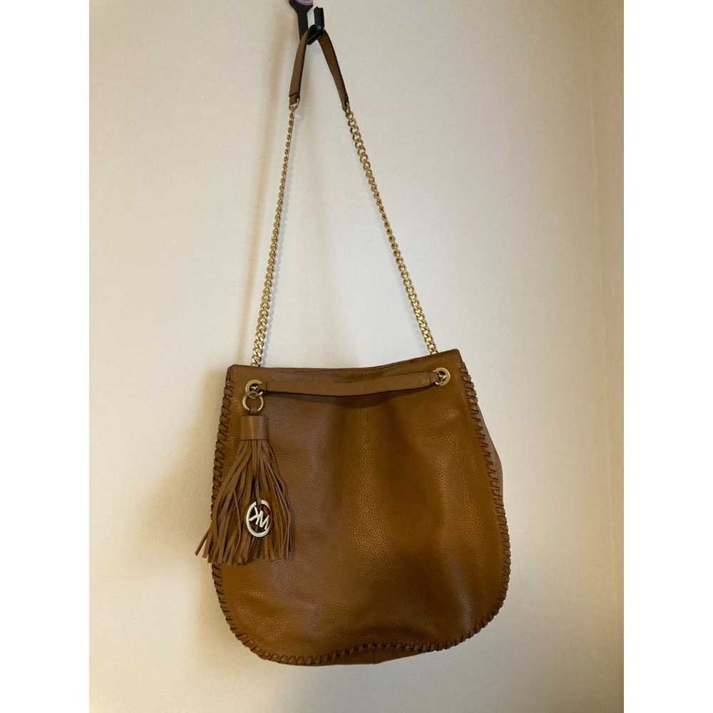 Michael Kors Brown Pebble Leather Hobo Bag - Exce… - image 2