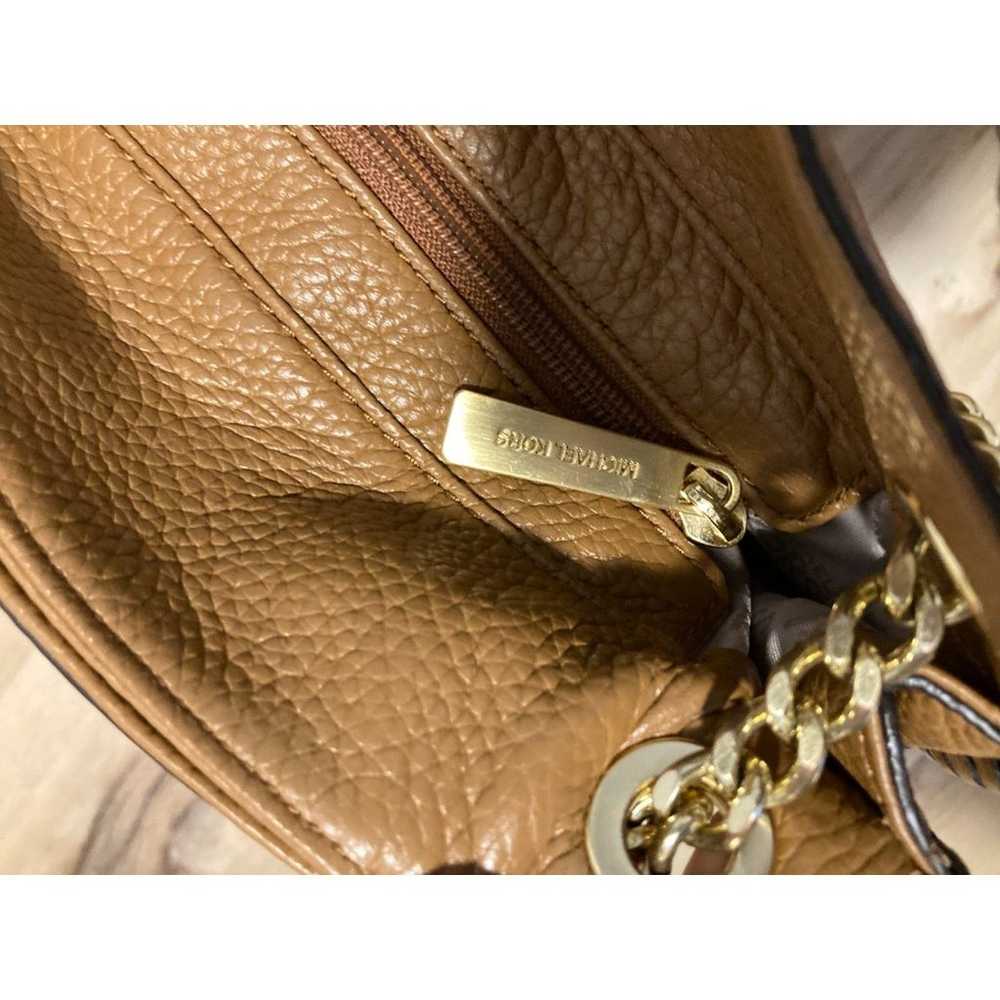 Michael Kors Brown Pebble Leather Hobo Bag - Exce… - image 6