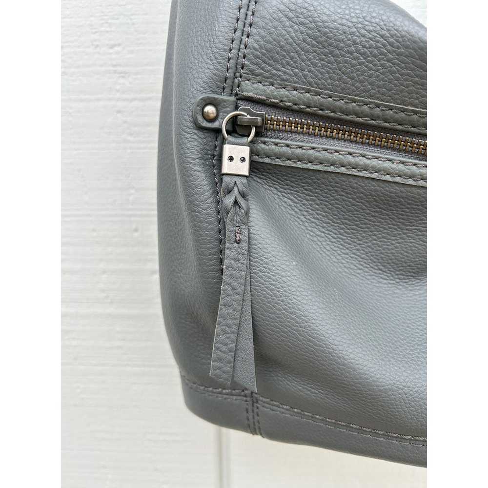The Sak Sequoia Hobo Bag, Slate Gray Leather, Zip… - image 3