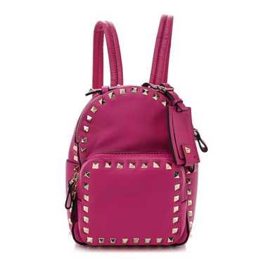 VALENTINO GARAVANI Calfskin Mini Rockstud Backpac… - image 1