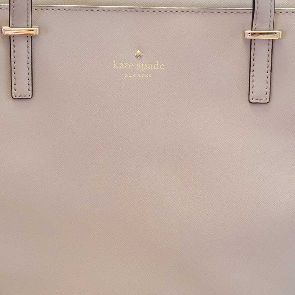 Kate Spade Cedar Street Harmony ivory leather tote - image 10