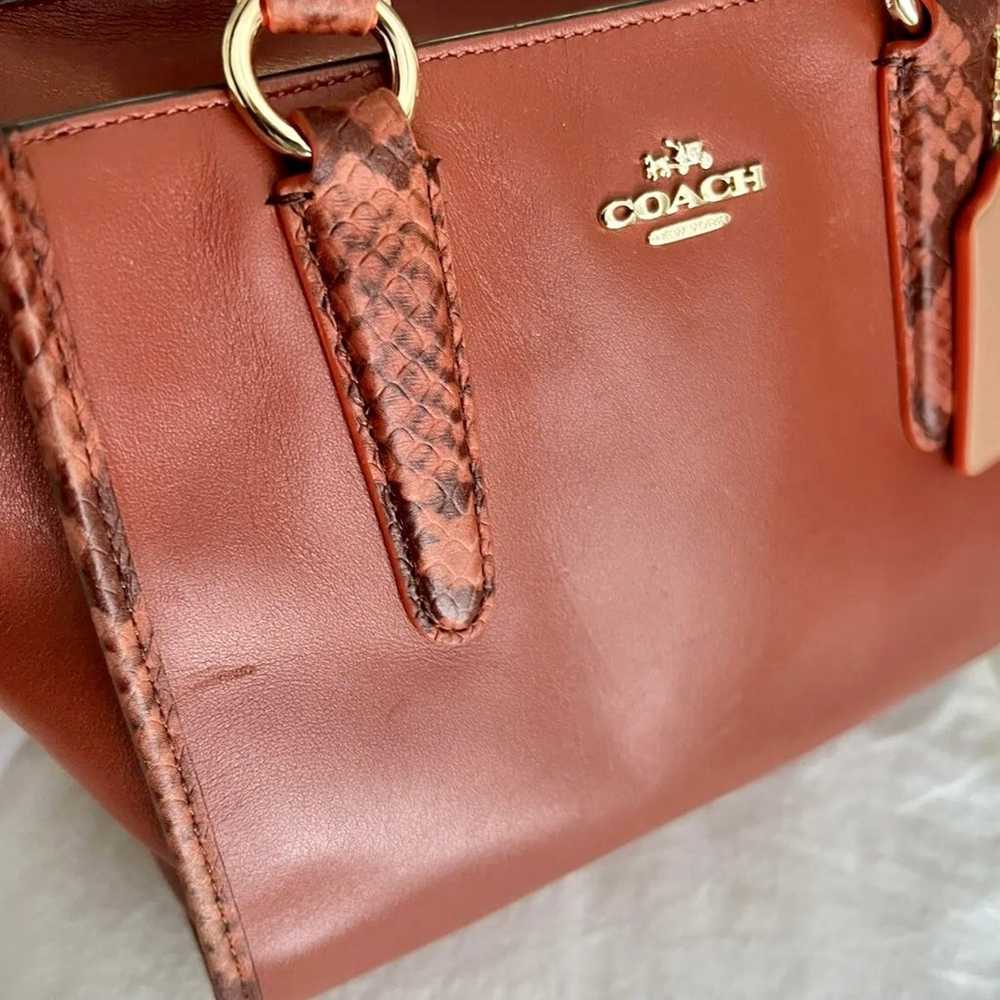 COACH CROSBY CARRYALL 21 IN NATURAL REFINED WITH … - image 3