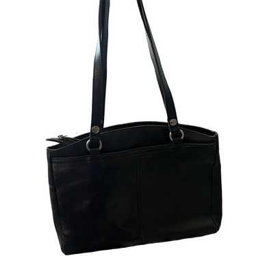 Patricia Nash Black Leather Bag Purse