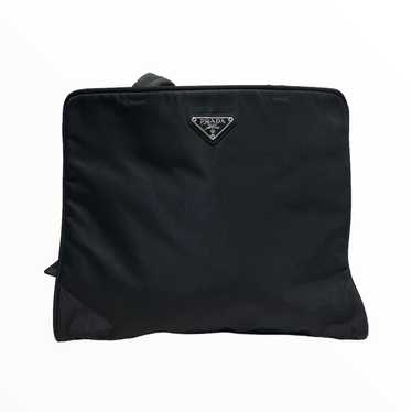 PRADA/Hand Bag/Nylon/BLK/nylon shoulder bag