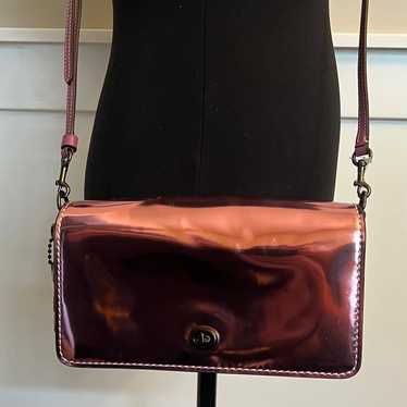 Coach 1941 Dinky Crossbody Bag in High Shine Pink… - image 1