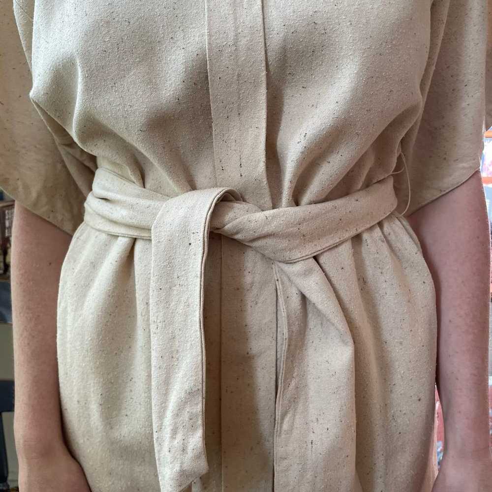 Unknown Oatmeal tie dress (M) | Used, Secondhand,… - image 3