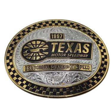 Vintage Texas Motor Speedway Belt Buckle Gist Soli