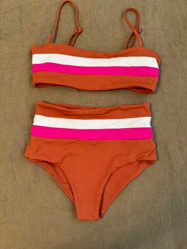 L*Space Rebel Stripe Swimsuit (S) | Used,…