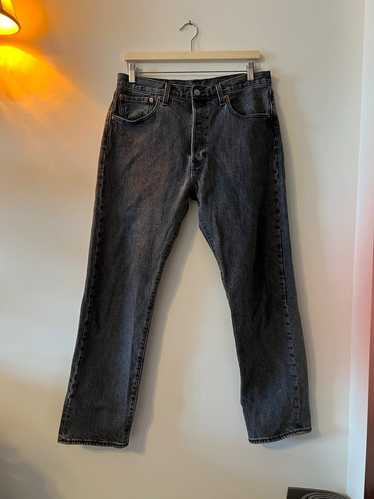 LEVI'S Washed Black 501s (32") | Used, Secondhand,