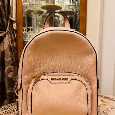 Michael Kors Blush Pink Leather Backpack