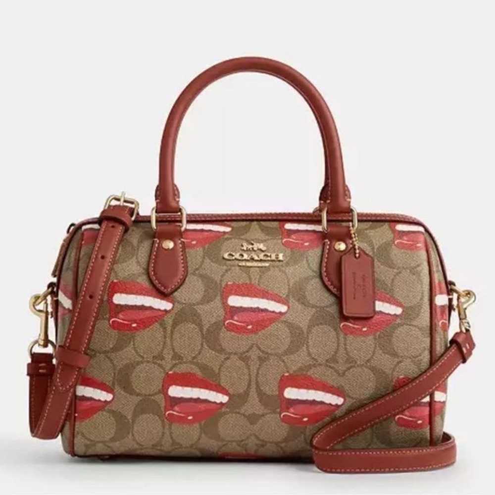 Coach X Tom Wesselmann Rowan Satchel In Signature… - image 1