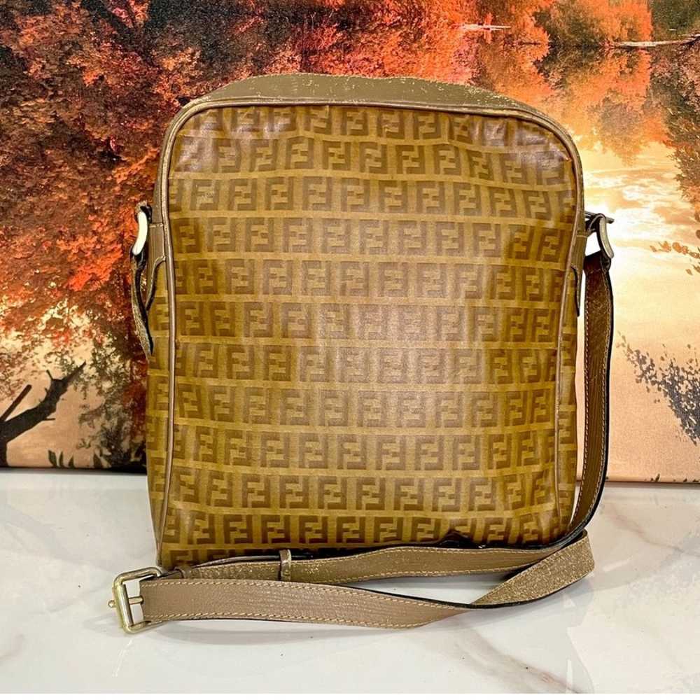 Authentic Vintage FENDI Zucca Crossbody bag - image 4