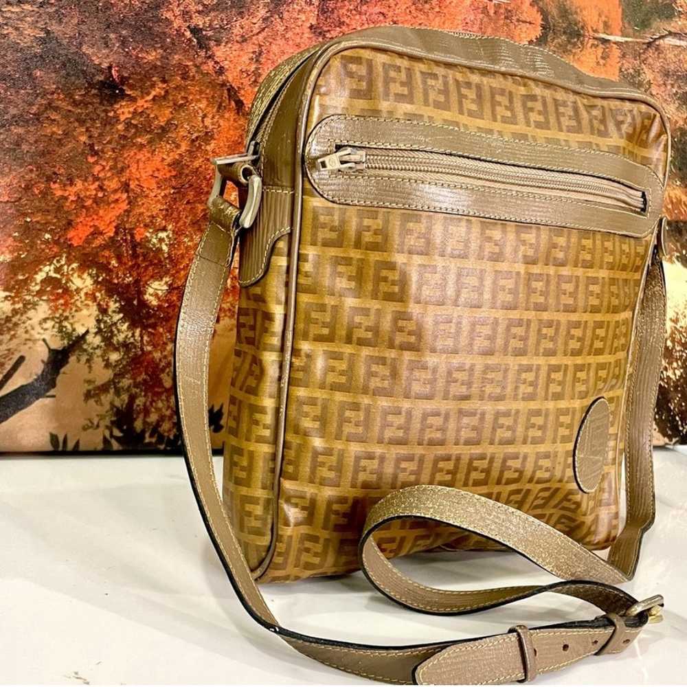 Authentic Vintage FENDI Zucca Crossbody bag - image 5