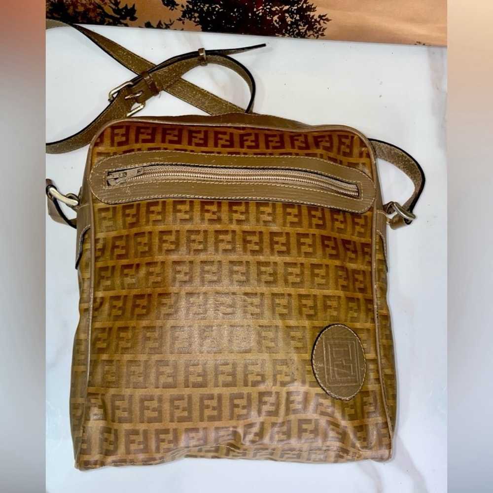 Authentic Vintage FENDI Zucca Crossbody bag - image 6