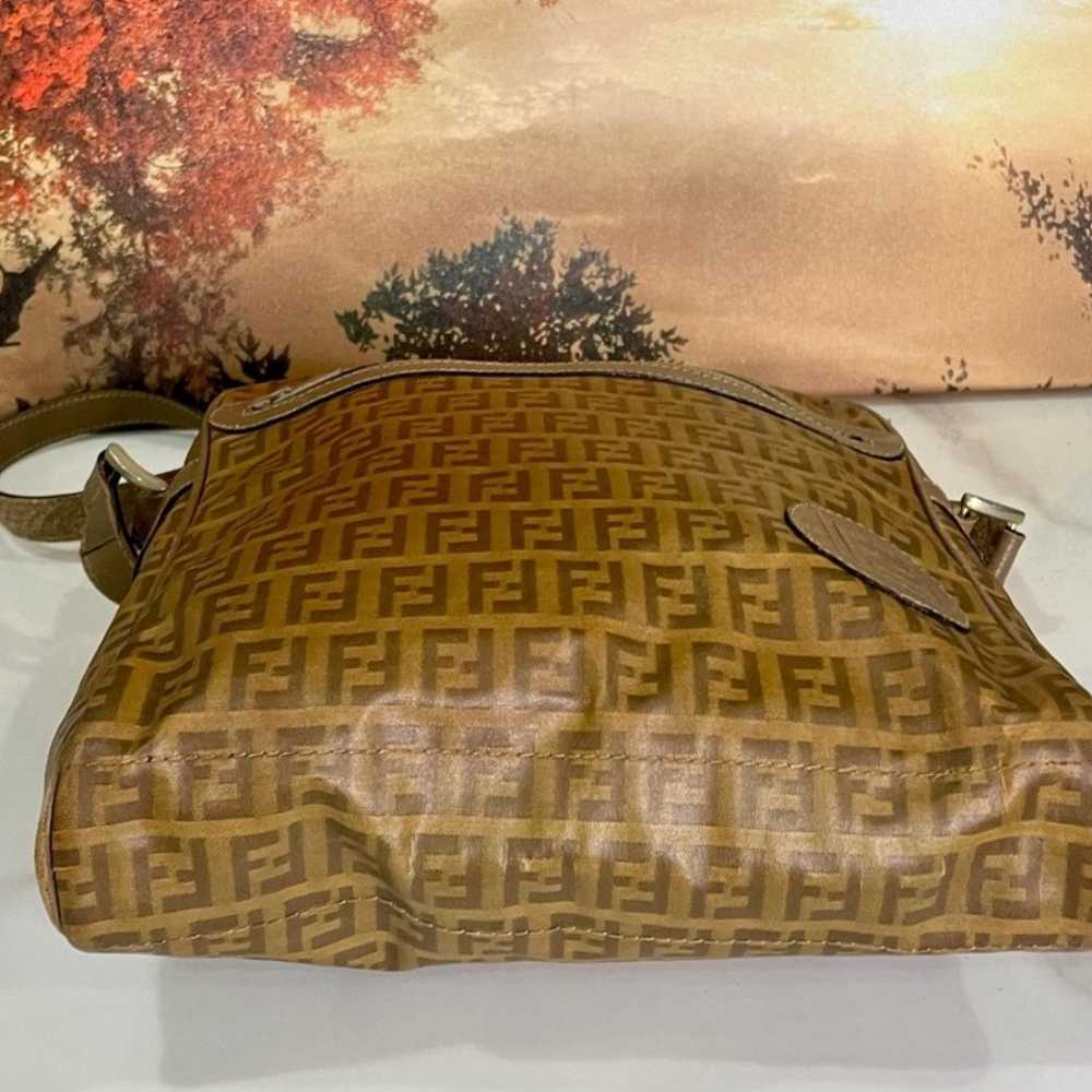 Authentic Vintage FENDI Zucca Crossbody bag - image 8