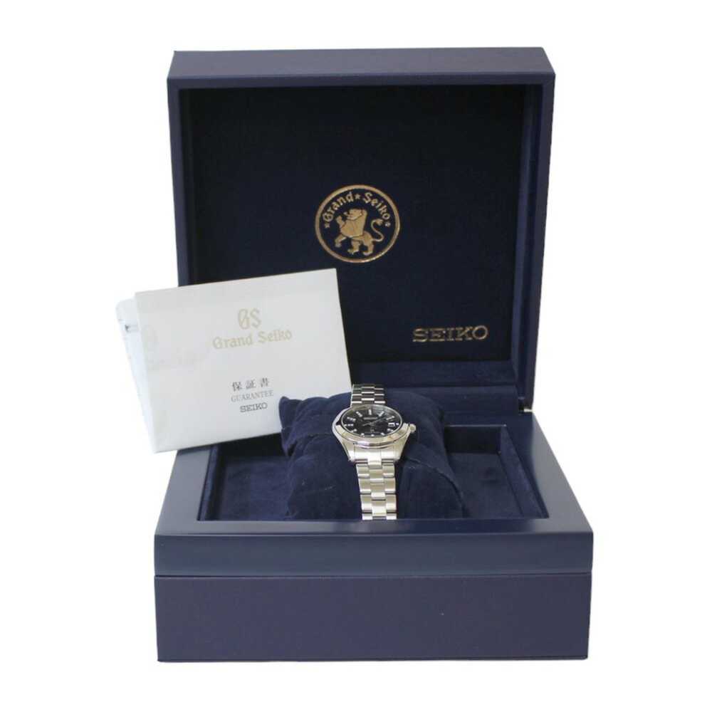 Other Seiko Black Shell Watch Stainless Steel 4J5… - image 10