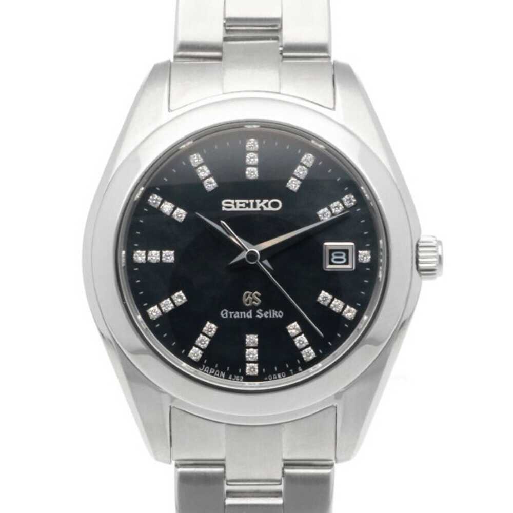 Other Seiko Black Shell Watch Stainless Steel 4J5… - image 1