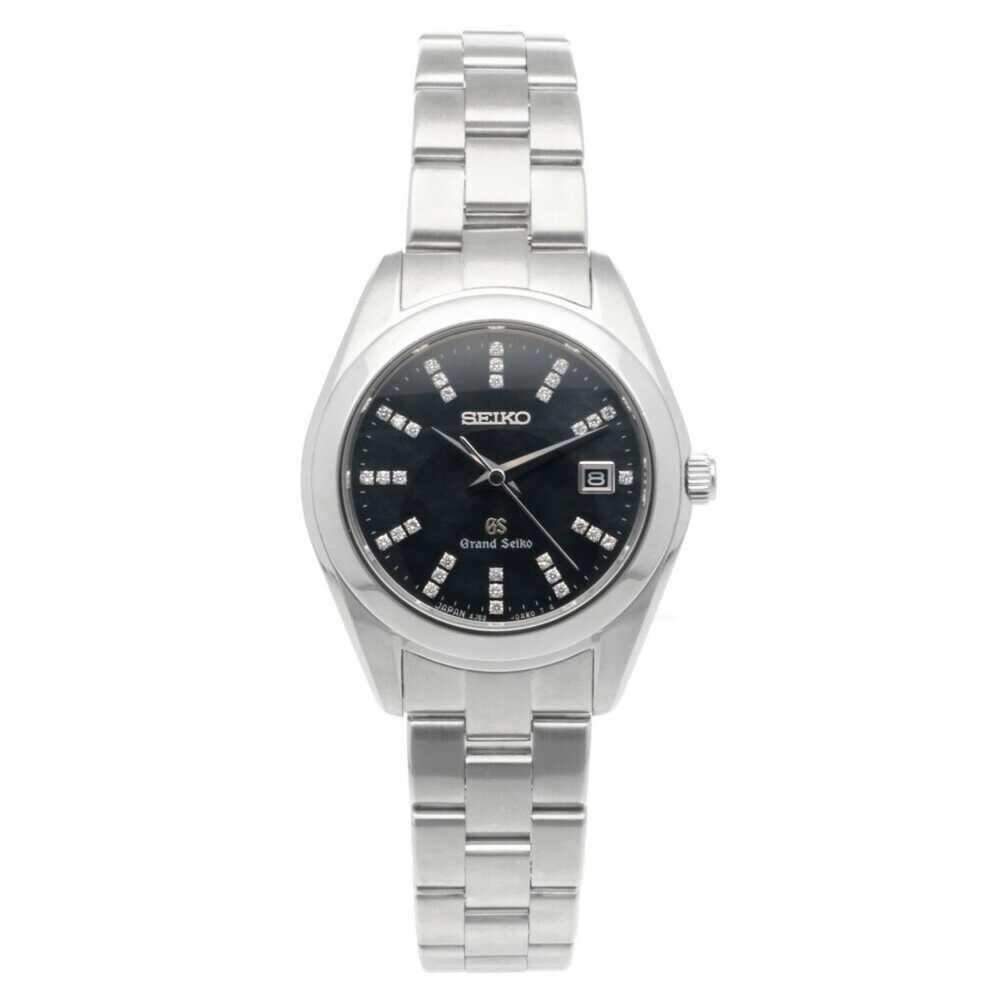 Other Seiko Black Shell Watch Stainless Steel 4J5… - image 8