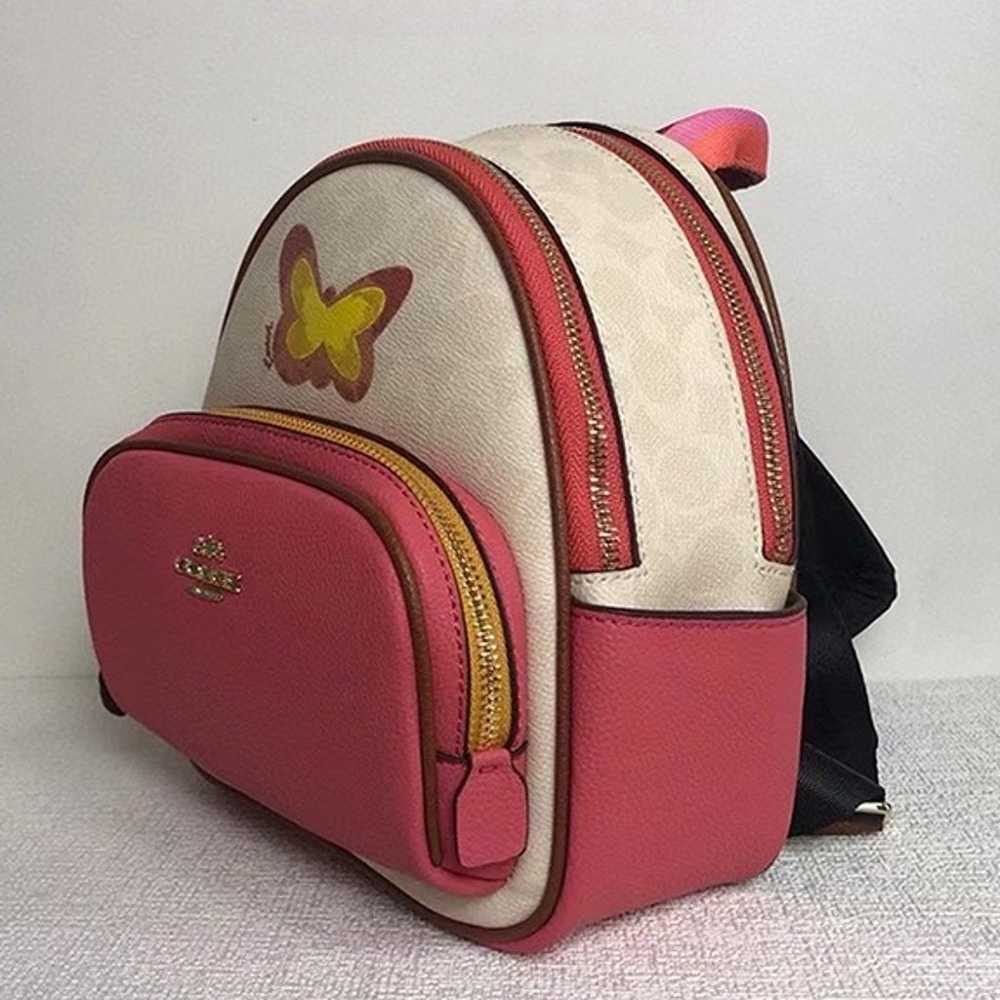 Mini Court Backpack In Signature Canvas With Butt… - image 2