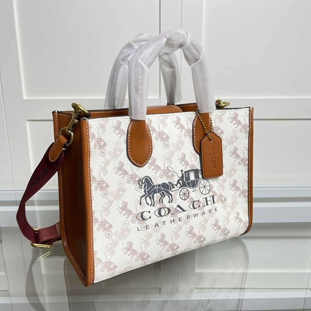 Coach Ace Tote 26 With Horse And Carriage Print - image 2