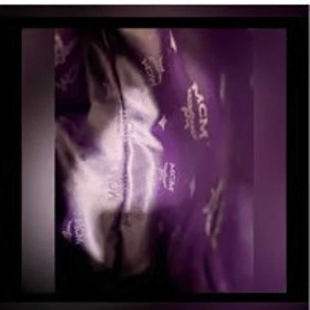 Purple / Blue Satchel Crossbody Purse Authentic M… - image 11