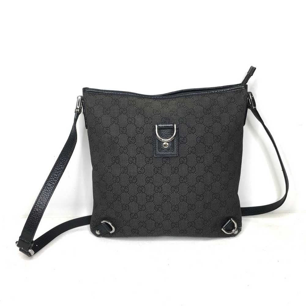 Gucci authentic black canvas crossbody bag - image 1
