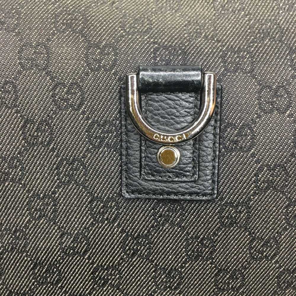 Gucci authentic black canvas crossbody bag - image 3