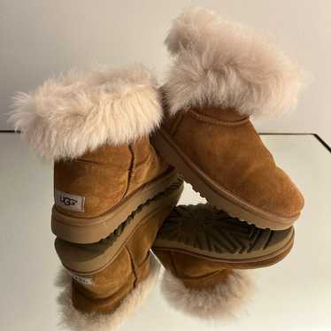 UGG Australia Milla Ankle Boots - Fur Lined - Cam… - image 1