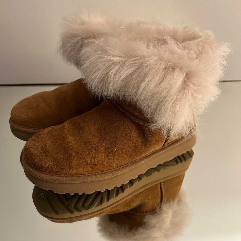 UGG Australia Milla Ankle Boots - Fur Lined - Cam… - image 4