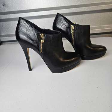 MICHAEL KORS black leather boots size 10 - image 1