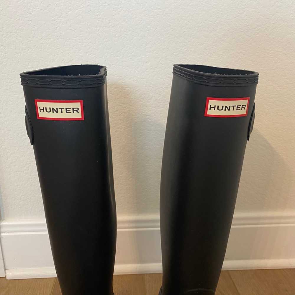 Hunter rain boots women, size 8 - image 4
