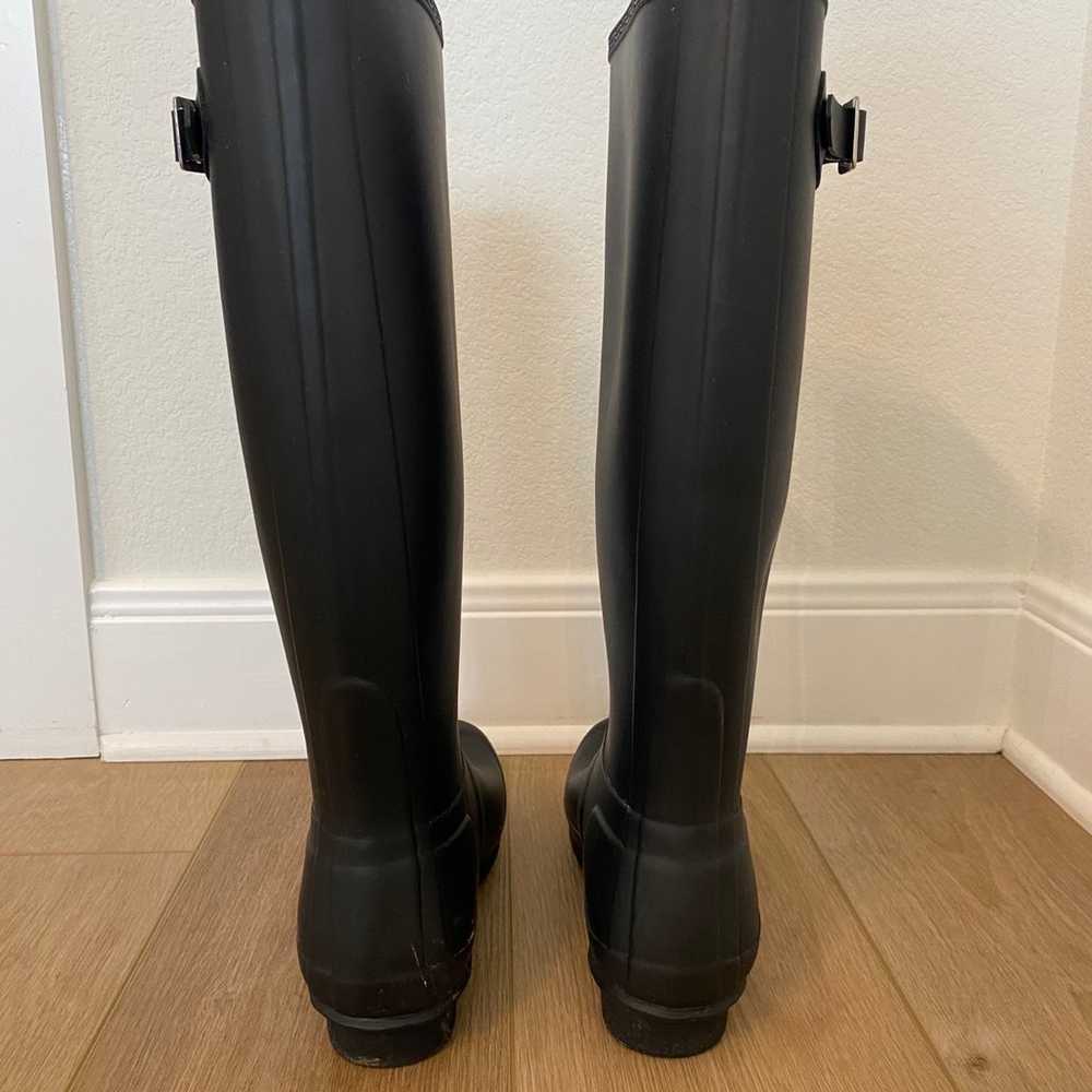 Hunter rain boots women, size 8 - image 5