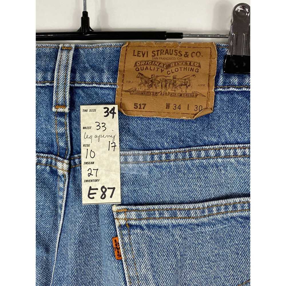 Levi's Vintage Levi's 517 Orange Tab Boot Cut Den… - image 3