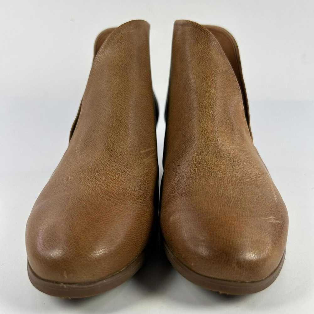 Antelope Anthropologie Cut Out Booties US 7 Brown… - image 2