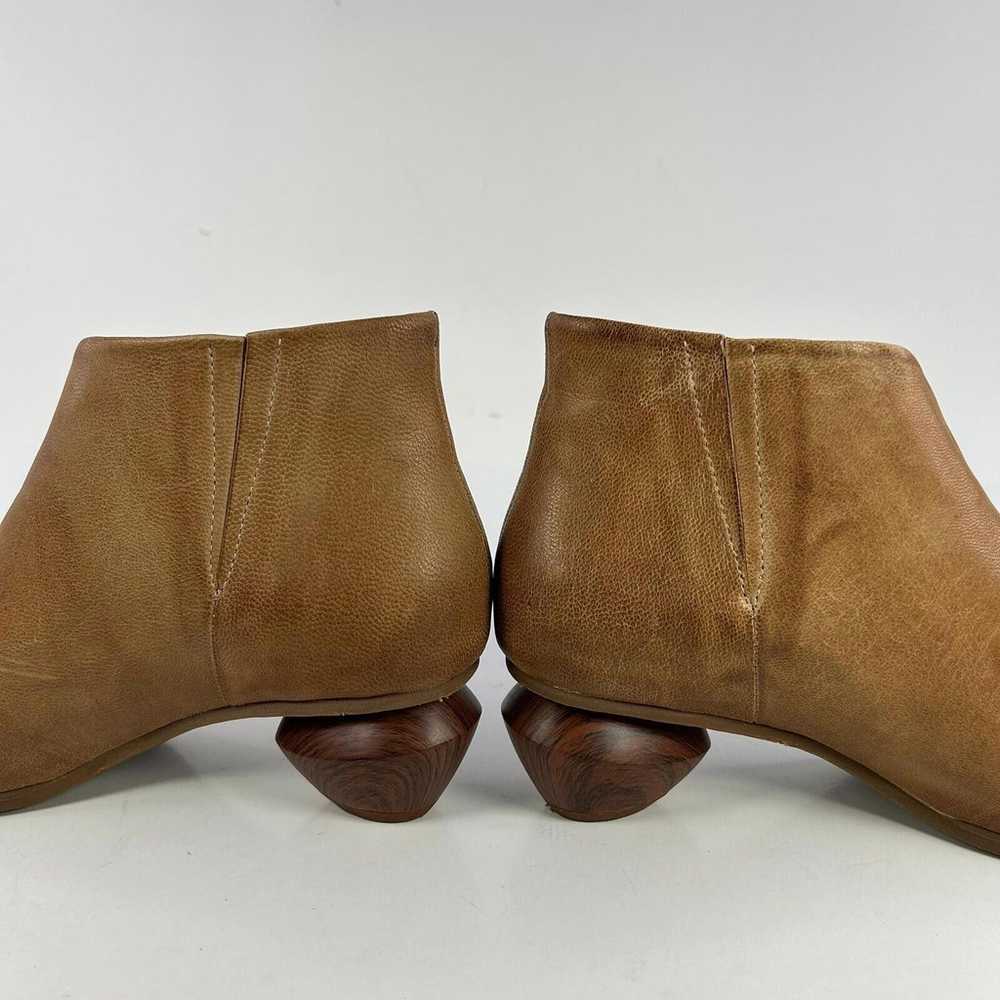 Antelope Anthropologie Cut Out Booties US 7 Brown… - image 5