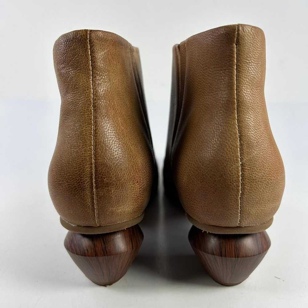 Antelope Anthropologie Cut Out Booties US 7 Brown… - image 6