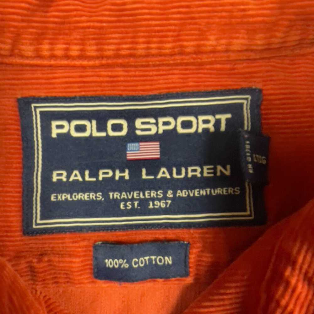 Polo Ralph Lauren Vintage Polo Sport Shirt Mens M… - image 3