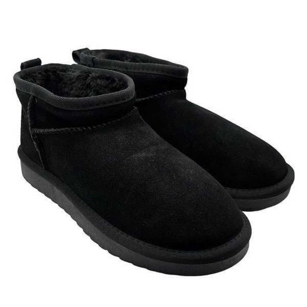 CUSHIONAIRE Women's pull on boot 7.5 BLACK - image 1