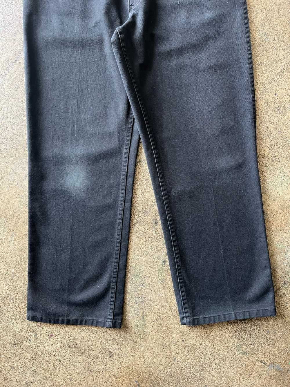 1990s Ben Davis Black Work Pants 34" x 30" - image 3