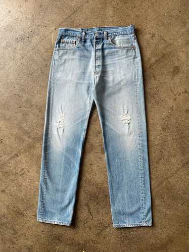 1990s Levi's 501xx Jeans Faded Blue 33" x 30"