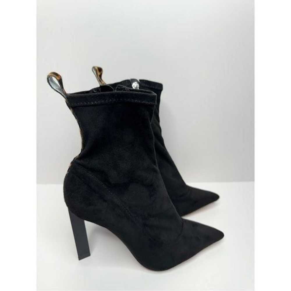 SCHUTZ Boots Womens Size 5B Black Suede Sock Boot… - image 3